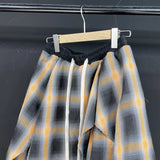 Loose Patchwork Plaid Pants