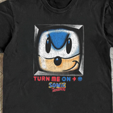 Sonic Turn Me On Black Tee