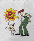 You Stoopid Dog Courage White Tee