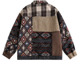 Bandanna Patchwork Bomber Jacket