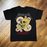 Metallica 1988 - The Shortest Straw Black T-Shirt