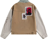 Vintage Patchwork Graphic Jacket