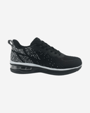 G WEST MENS SPLATTER LACE UP RUNNING SHOES