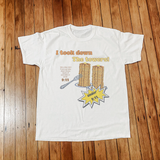 I Took Down the Towers!' 9:11 Pancake Challenge Vintage Washed White Tee