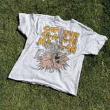 Captain Caveman 'Unga Bunga' Vintage Washed White Tee