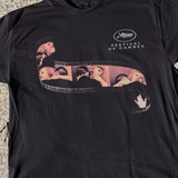 Cannes Film Fest 'Film Strip' Vintage Washed Black Tee