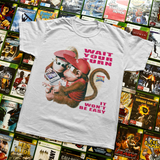 Diddy Kong's Quest 'Wait Your Turn' Vintage Washed White Tee