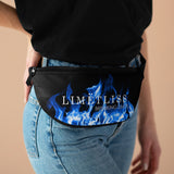 Blue Fire Flame Logo Fanny Pack