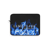 Blue Fire Flame Logo Laptop Sleeve
