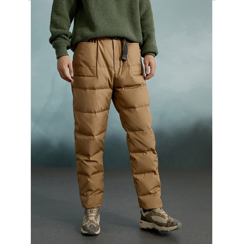 Ultralight Duck Down Thermal Padded Puffer Pants