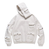 eight-pocket cargo hoodie