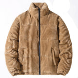 Corduroy Clean Puffer Jacket