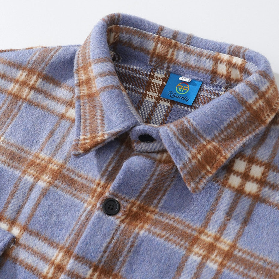 Hyper Plaid Button-Up Shirt
