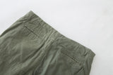 Army Green Multi Pocket Cargo Shorts