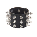 Spike Chain Studded Skull Bracelets