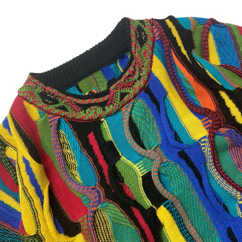 Retro 90s Multi-color Sweater