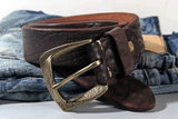 rare yak strong leather belt