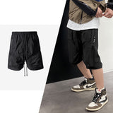 blackout drawstring quad pocket shorts