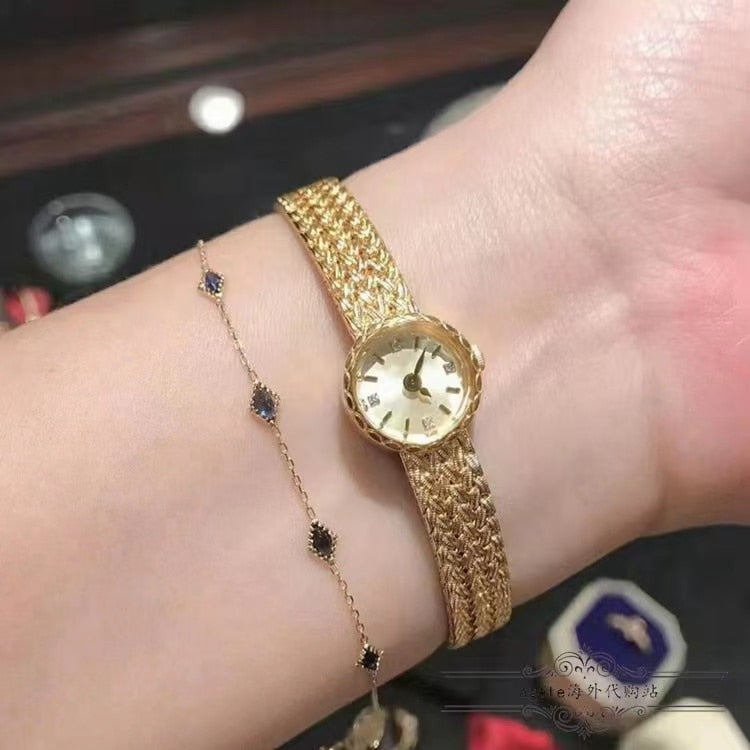 18K Gold Plated & Brass Band Watches limetliss