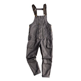 earth tone tactical overall jumpsuit