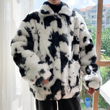 Dalmatian Style Bomber Fur Coat