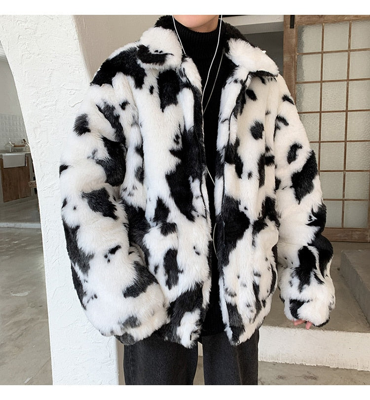 Dalmatian Style Bomber Fur Coat - limetliss
