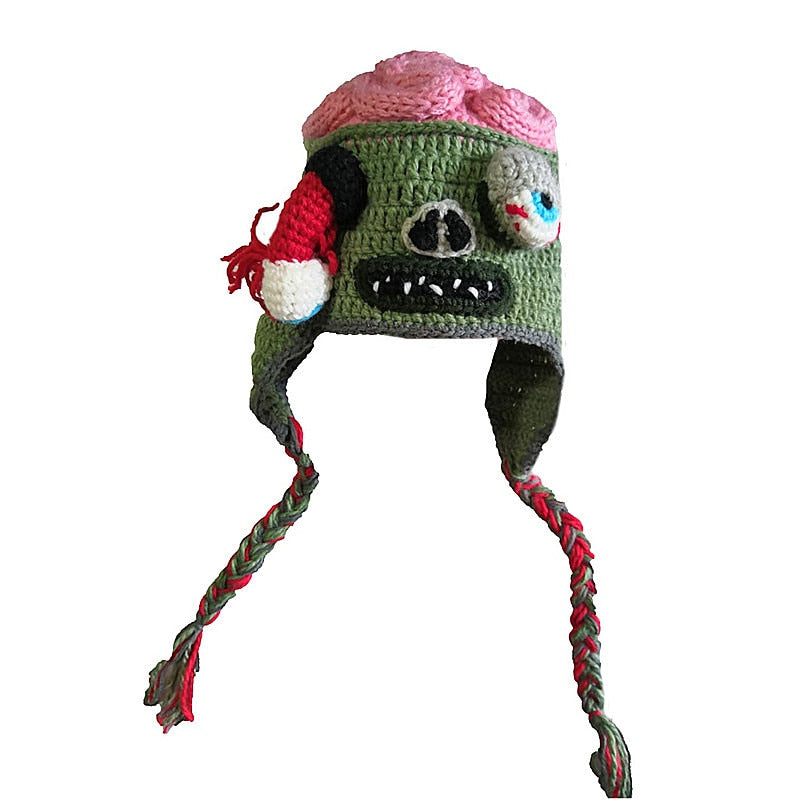 Zombie Eyes Knitted Beanie