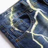 Lightning 3D Wash Denim Jeans
