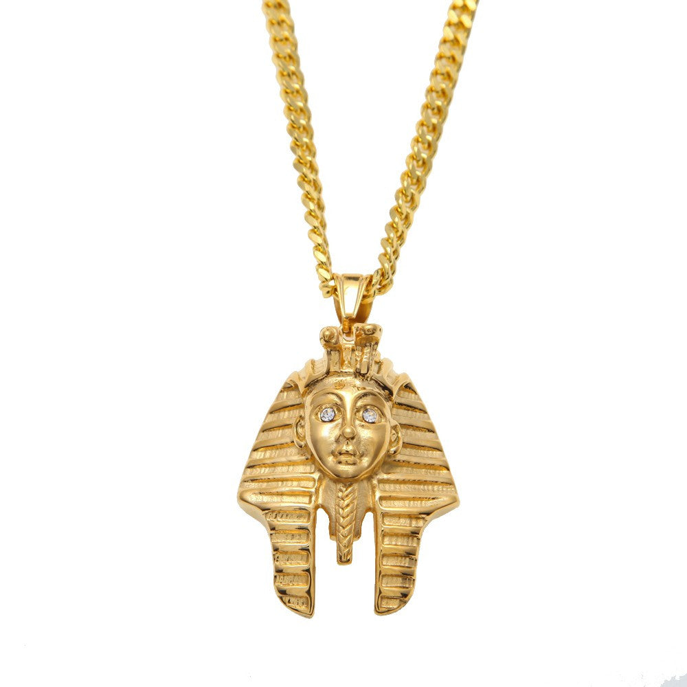 Pharaoh King Pendant Ancient Style Chain - limetliss