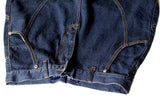Blank Navy Stitched Denim Jeans - limetliss